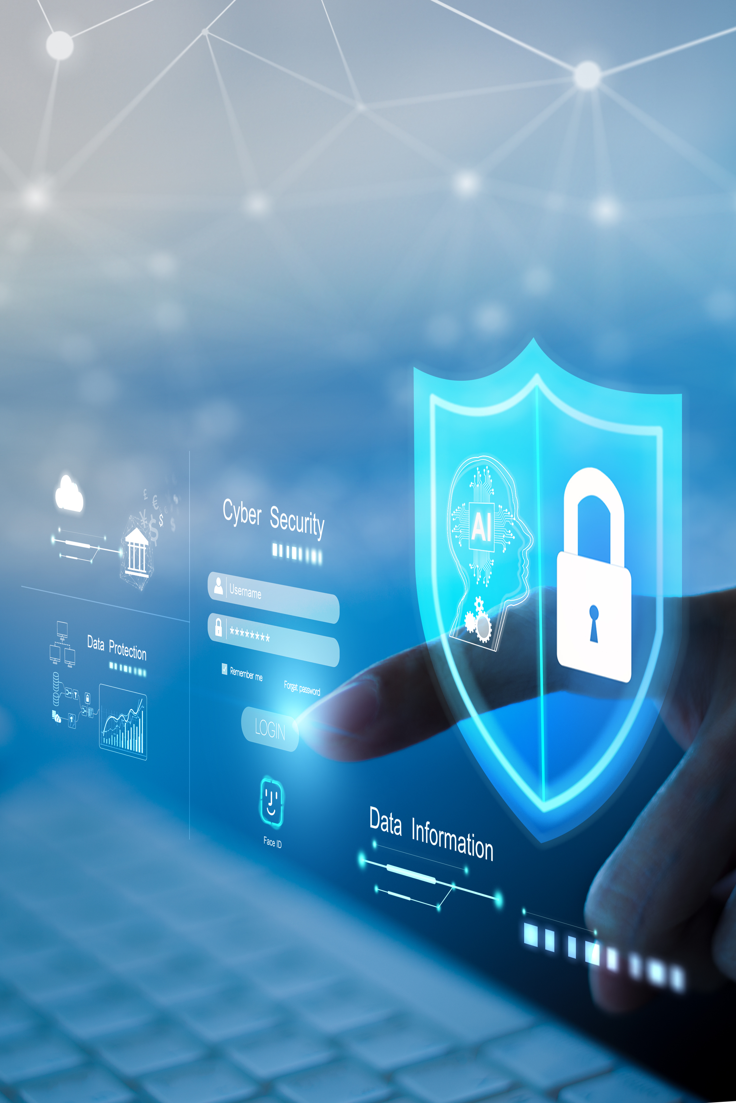 Animated cyber security shield
